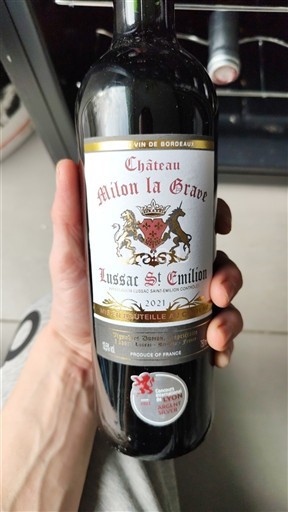 Bordeaux Lussac-Saint-Émilion Château Milon la Grave 2021