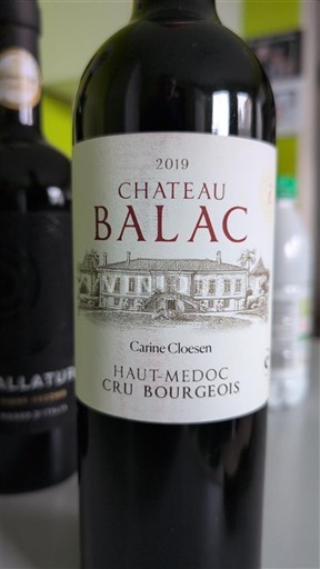 Bordeaux Haut-Médoc Château Balac 2019