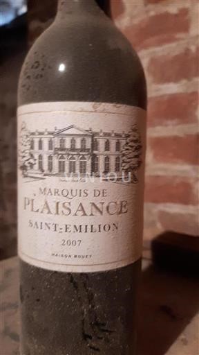 Bordeaux Saint-Émilion Marquis de Plaisance 2007