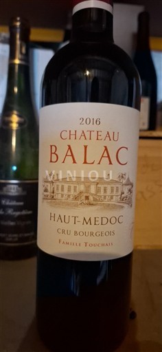Bordeaux Haut-Médoc Château Balac 2016