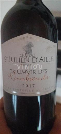 Provenza No especificado Château St Julien Aille Triumvir des Rimbauds 2017
