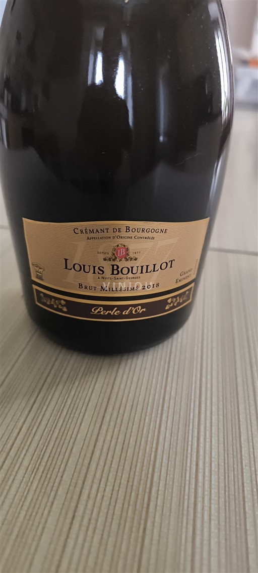 Burgundi Crémant de Bourgogne Louis Bouillot Perle d'Or 2018