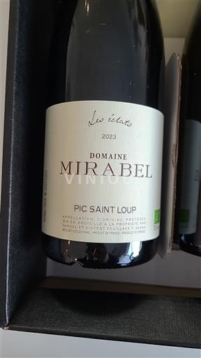 Languedoc Pic-saint-loup Domaine Mirabel Les Éclats 2023