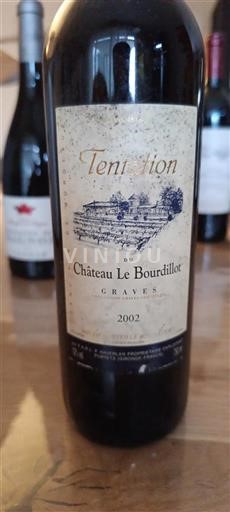 Bordeaux Graves Château Le Bourdillot Tentation 2002