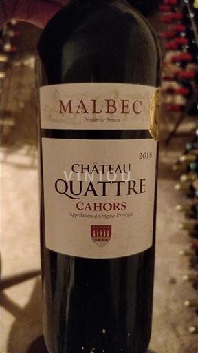 Sud-Ovest Cahors Château Quattre 2018