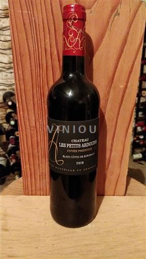 Burdeos Blaye-Côtes de Burdeos Château Les Petites Ardouins Prestige 2020