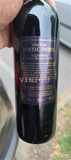 Bordeaux Haut-Médoc Château Pontac-Phenix Neročník
