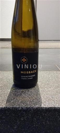 Vin Blanc sec Charles Joseph Mosbach 2022 France Alsace Gewurztraminer AOC Grand Cru