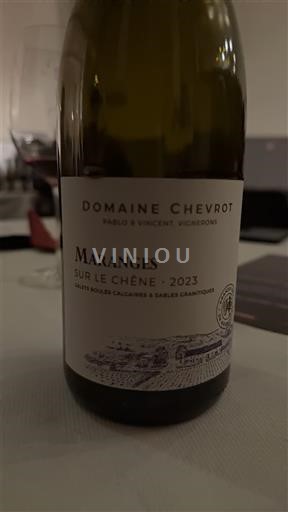 Bourgogne Maranges Domaine Chevrot Sur le Chêne 2023