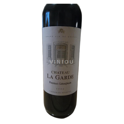 Bordeaux Pessac-Léognan Château La Garde vignoble Dourthe  2006