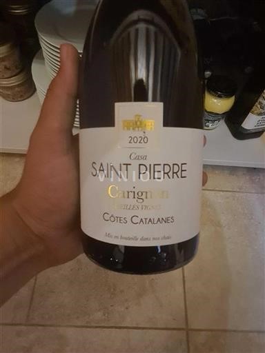 Languedoc and Roussillon Côtes Catalanes Casa Saint Pierre Carignan Vieilles Vignes 2020