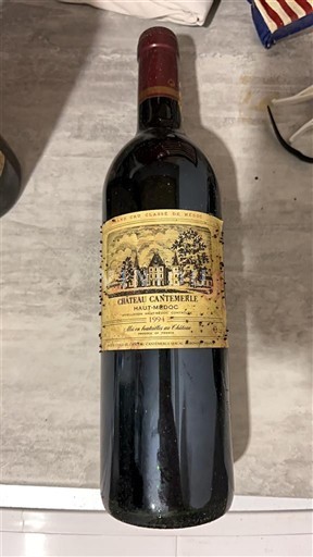 Bordeaux Haut-Médoc Grand Cru Château Cantemerle 1994