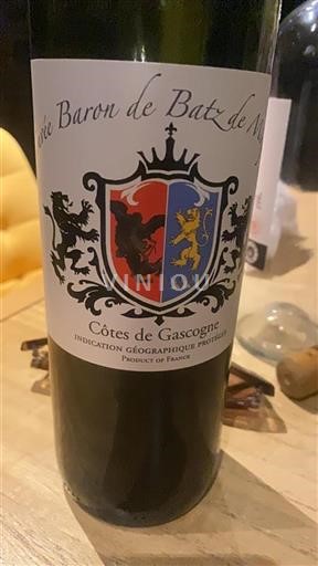 Sudoeste Côtes de Gascogne Baron de Batz de M Não Sazonado