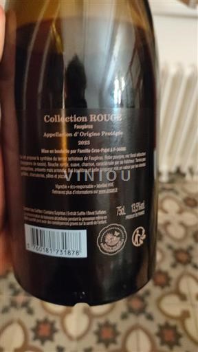Languedoc Faugères Collection ROUGE 2023