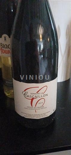 Valle del Ródano Côtes del Ródano Domaine Le Cascaillon 2019