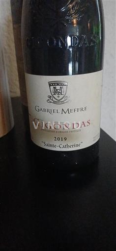 Rhône Valley Gigondas Gabriel Meffre Sainte-Catherine 2019