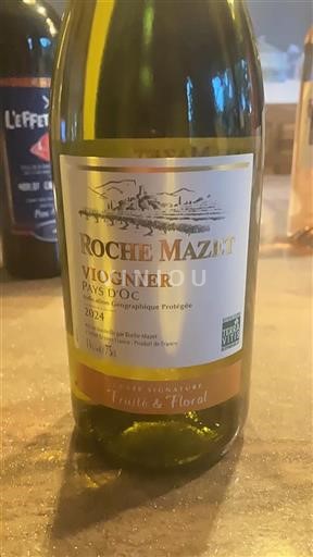 Vin Blanc sec Fruité & Floral Roche Mazet 2024 France Languedoc et Roussillon Pays d'oc IGP hve