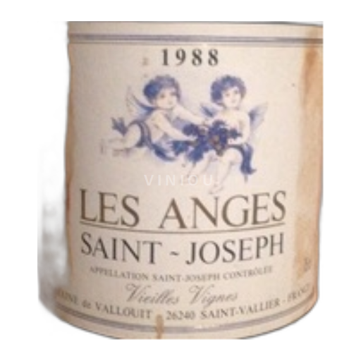 Rhône-dalen Saint-Joseph Domaine Vallouit Les Anges 1988