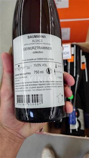Alsace Grand Cru BAUMANN collection Không niên vụ