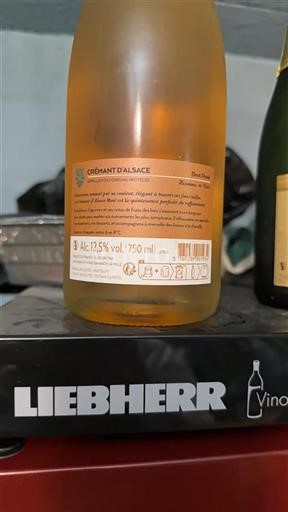 Vin Effervescent Rosé brut Harmonie de Rosé Domaine Ruhlmann Schutz Non millésimé France Alsace Crémant-d'alsace AOC