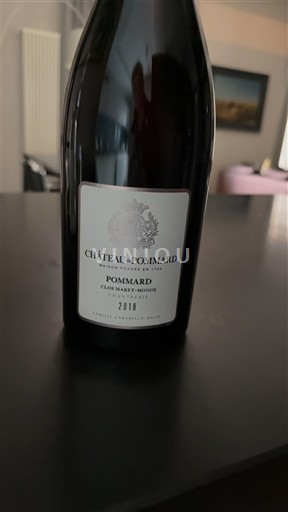 Burgundy Pommard Château Pommard Clos Marey-Monge Monopole 2018