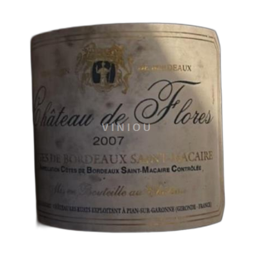Bordéus Não especificado Château Flores 2007