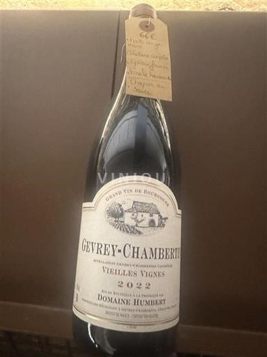 Burgundi Gevrey-Chambertin Domaine Humbert Vieilles Vignes 2022