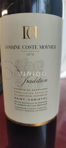 Languedoc Languedoc-ylängöt Domaine Coste Moynier Tradition Ei vuosikertaa