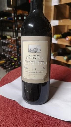 Bordeaux Määrittelemätön Château Bertinerie 2002