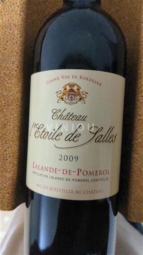 Bordéus Lalande-de-Pomerol Château L'Étoile de Salles 2009