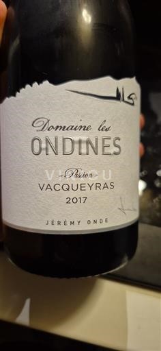 Údolí Rhôny Vacqueyras Domaine Les Ondines Passion 2017