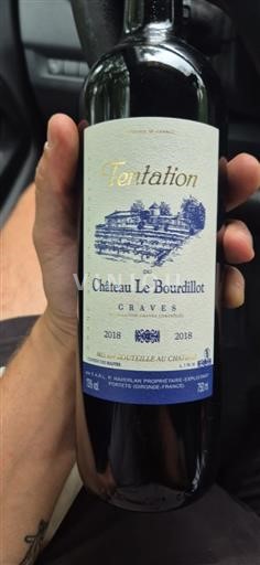 Bordeaux Graves Château Le Bourdillot Tentation 2018