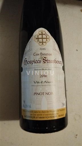 Alsace Grand Cru Hospices de Strasbourg Historique 2016