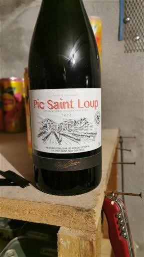 Vin Rouge sec Domaine Pierre Clavel 2022 France Languedoc Pic-saint-loup AOC