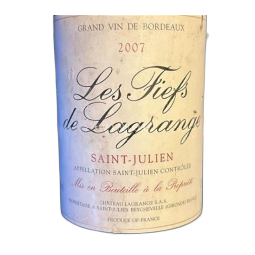 Bordeaux Saint-Julien Les Fiefs de Lagrange 2007