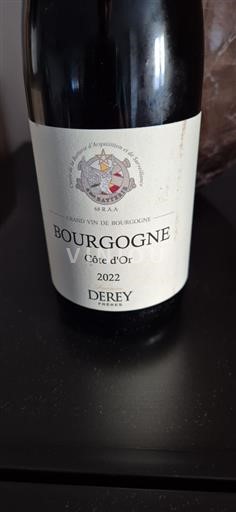 Burgundi Bourgogne Côte d'Or Domaine Derey Frères 2022