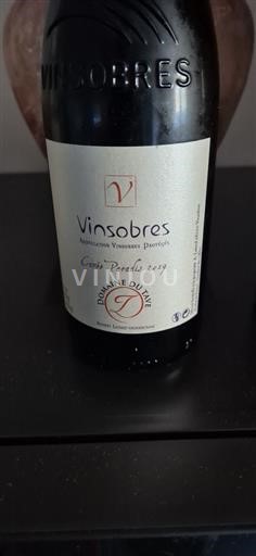 Rhônetal Vinsobres Domaine Tane Paradis 2019