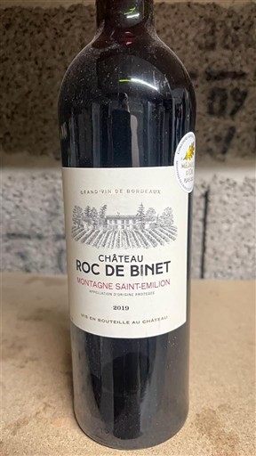 Bordeaux Montagne Saint-Émilion Château Roc de Binet 2019