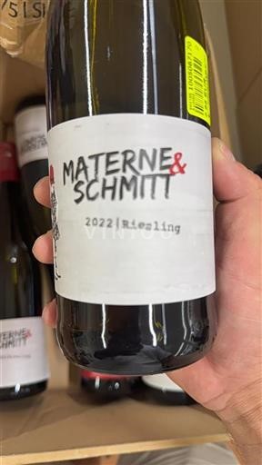 Alsasko Nespecifikováno Materne & Schmitt Riesling 2022