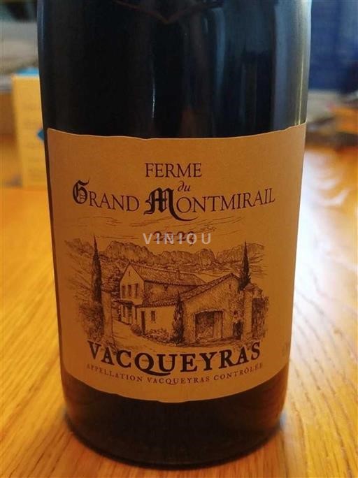 Rona dolina Vacqueyras Ferme du Grand Montmirail 2023