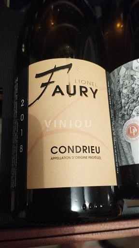 Rhône Valley Condrieu Lionel Faury 2018