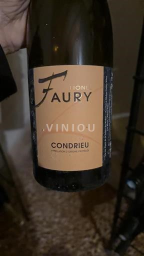Thung lũng Rhône Condrieu Lionel Faury 2018