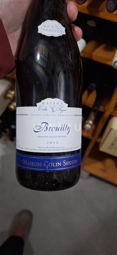 Beaujolais Brouilly Maison Colin Seguin Tradition 2012