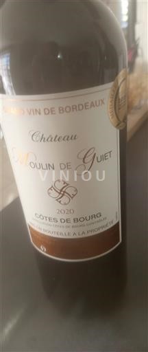 Bordeaux Côtes-de-Bourg Château Moulin de Guiet 2020