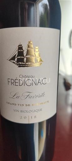 Bordeaux Ikke specificeret Château Frédignac La Favorite 2018