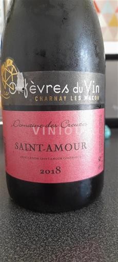 Beaujolais Saint-Amour Domaine Des Creuses 2018