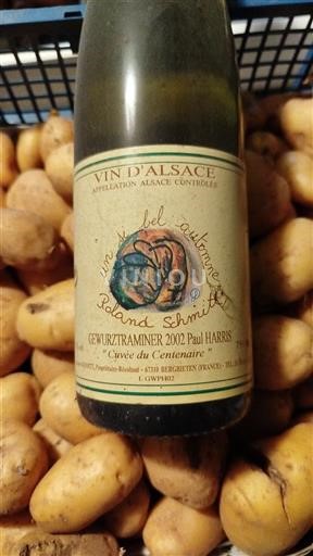 Alsace Grand Cru Roland Schmitt du Centenaire 2002