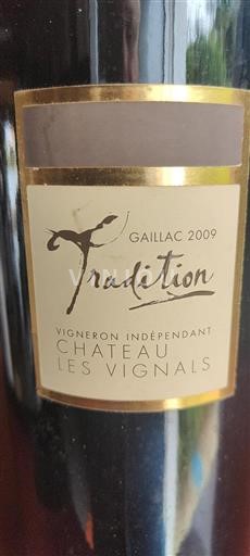 Sydvestfrankrig Gaillac Château Les Vignals Tradition 2009