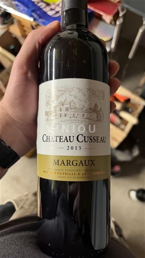 Bordeaux Margaux Château Cusseau 2015