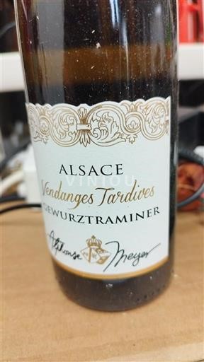 Alsazia Grand Cru Alphonse Meyer Vendanges Tardives Senza annata